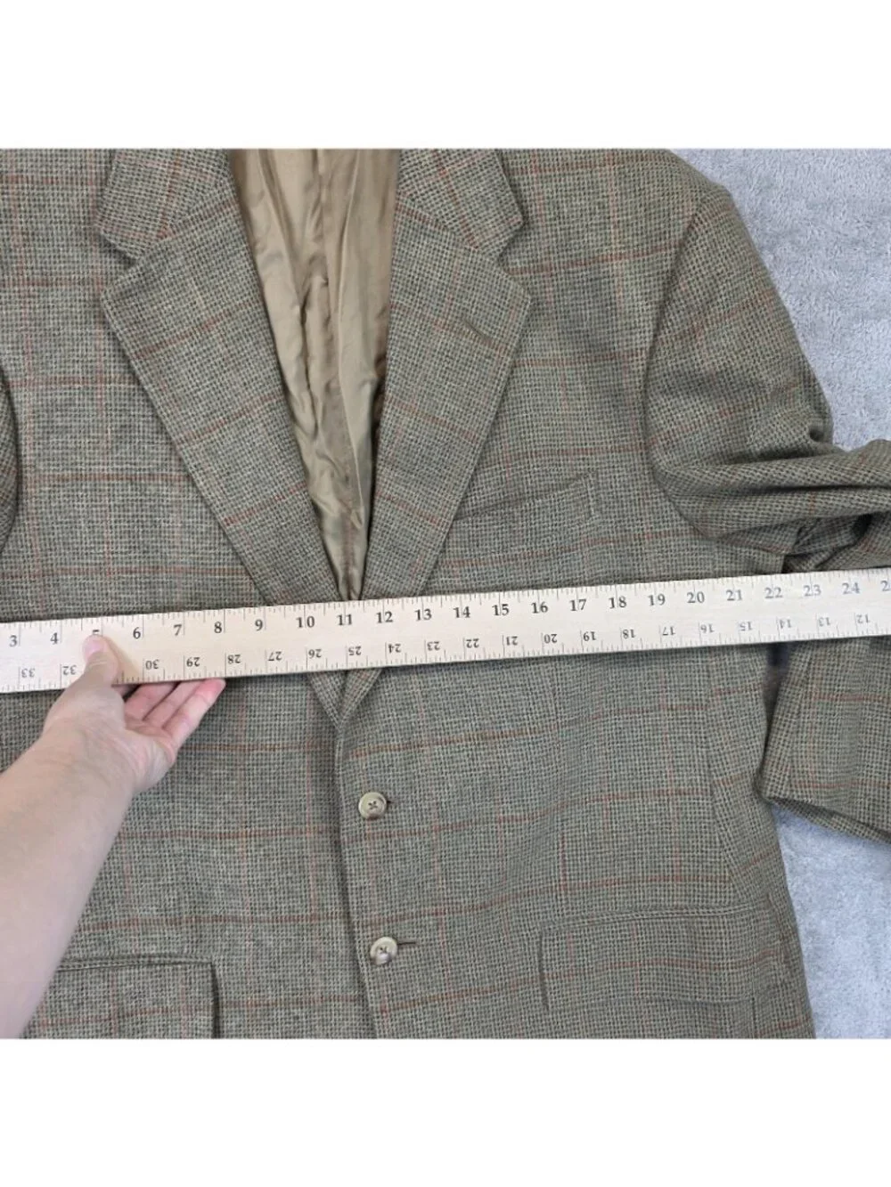 Polo By Ralph Lauren Blazer Mens 43S Brown Cashmere Sport Coat Made In Italy VTG